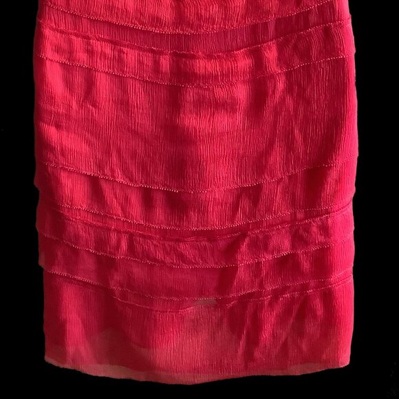 NWT DKNY Red Slip Dress Size: 8 - Picture 8 of 11